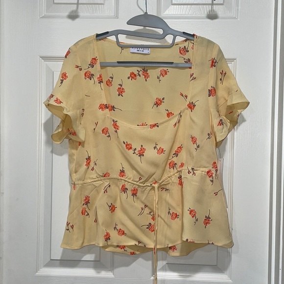 Flynn Skye Kingsley Top Sunshine Blooms Sz M - Picture 6 of 11